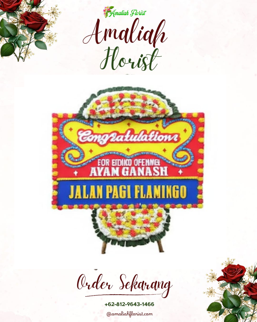 Sewa Papan Bunga Pahandut